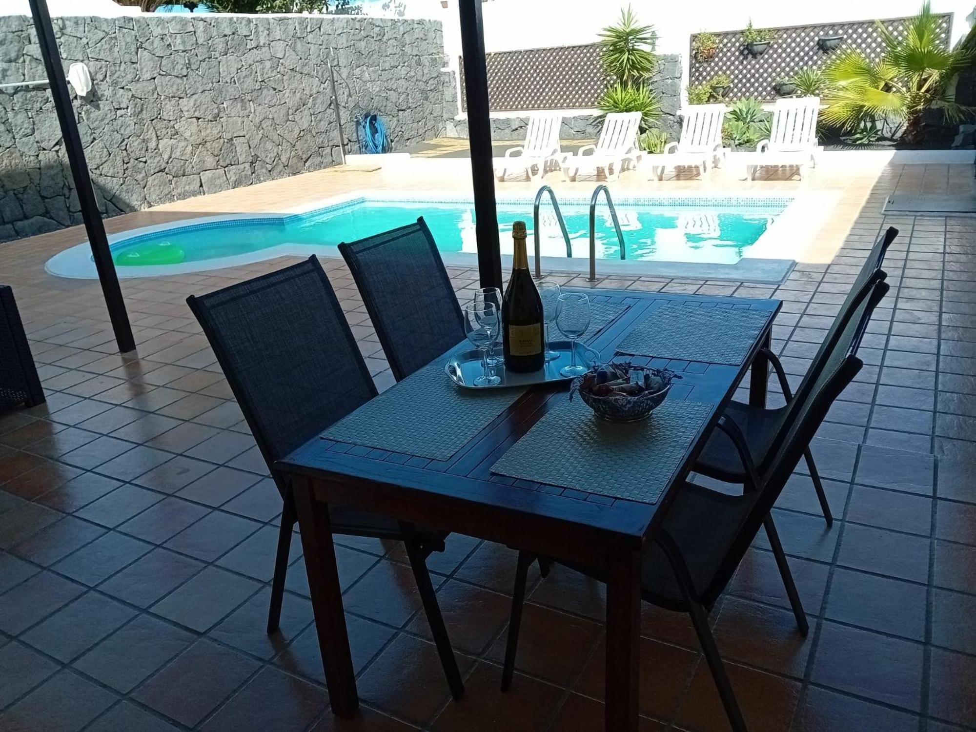 Villa Adel 56, Private Heated Pool, Parking Playa Blanca  Cameră foto