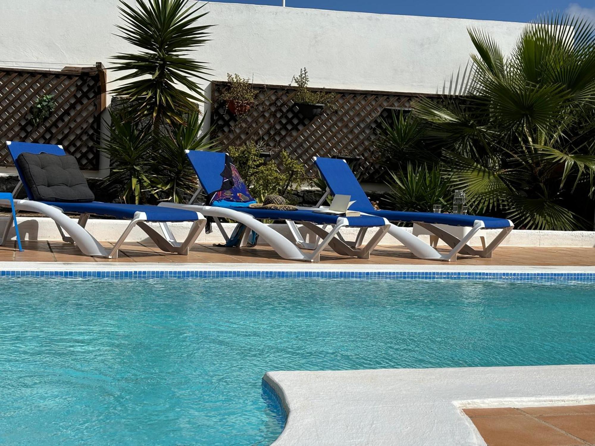 Villa Adel 56, Private Heated Pool, Parking Playa Blanca  Exterior foto